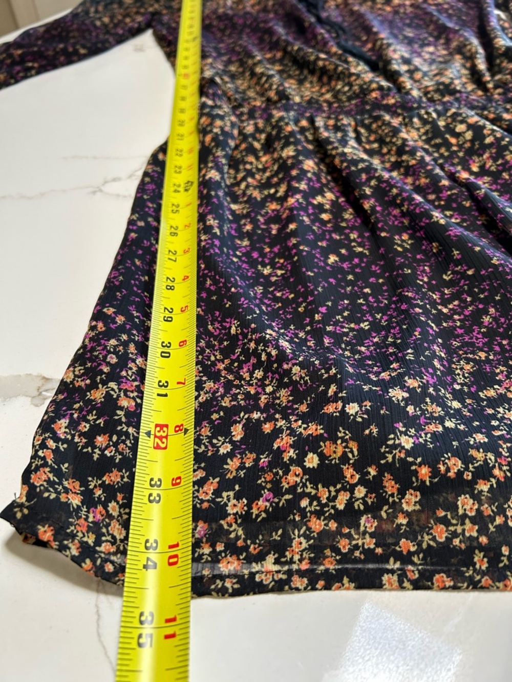 Jessica Simpson Sheer Black Floral Dress - Picture 10 of 11